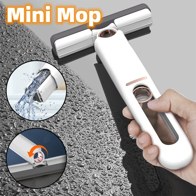 SwipeClean Pro™ Mini Squeeze Mop – Effortless Cleaning for Any Surface
